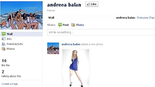 Andreea Balan are probleme cu conturile de Facebook! Vezi ce i s-a intamplat!