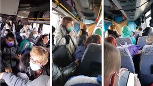 Imagini revoltătoare cu români întorși din străinătate: “Stăm îngrămădiți ca animalele! 80 de persoane într-un autobuz”