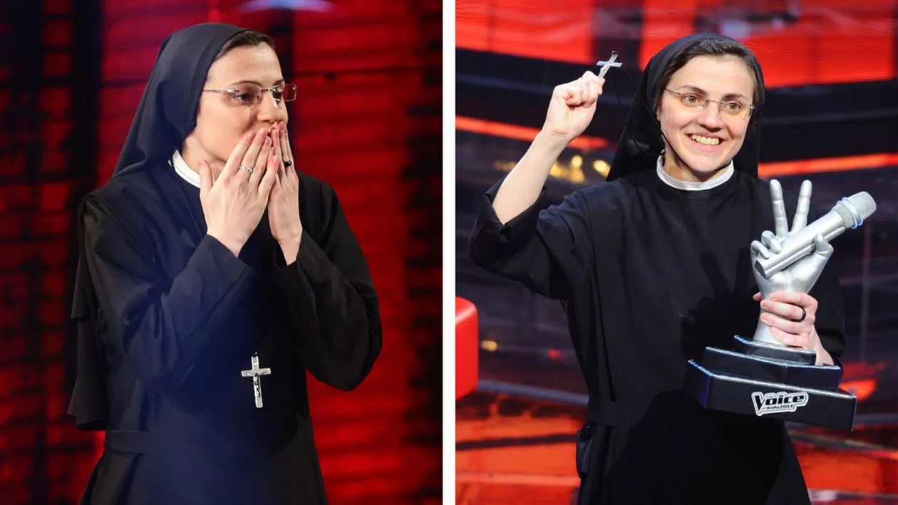 O mai ții minte pe călugărița care a câștigat Vocea Italiei? A renunțat la viața la mănăstire și arată ca la un concurs de Miss