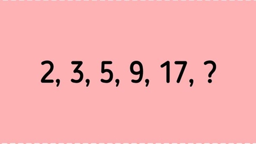 IQ test cu 10 întrebări | Prima: Ce număr urmează în seria 2, 3, 5, 9, 17?
