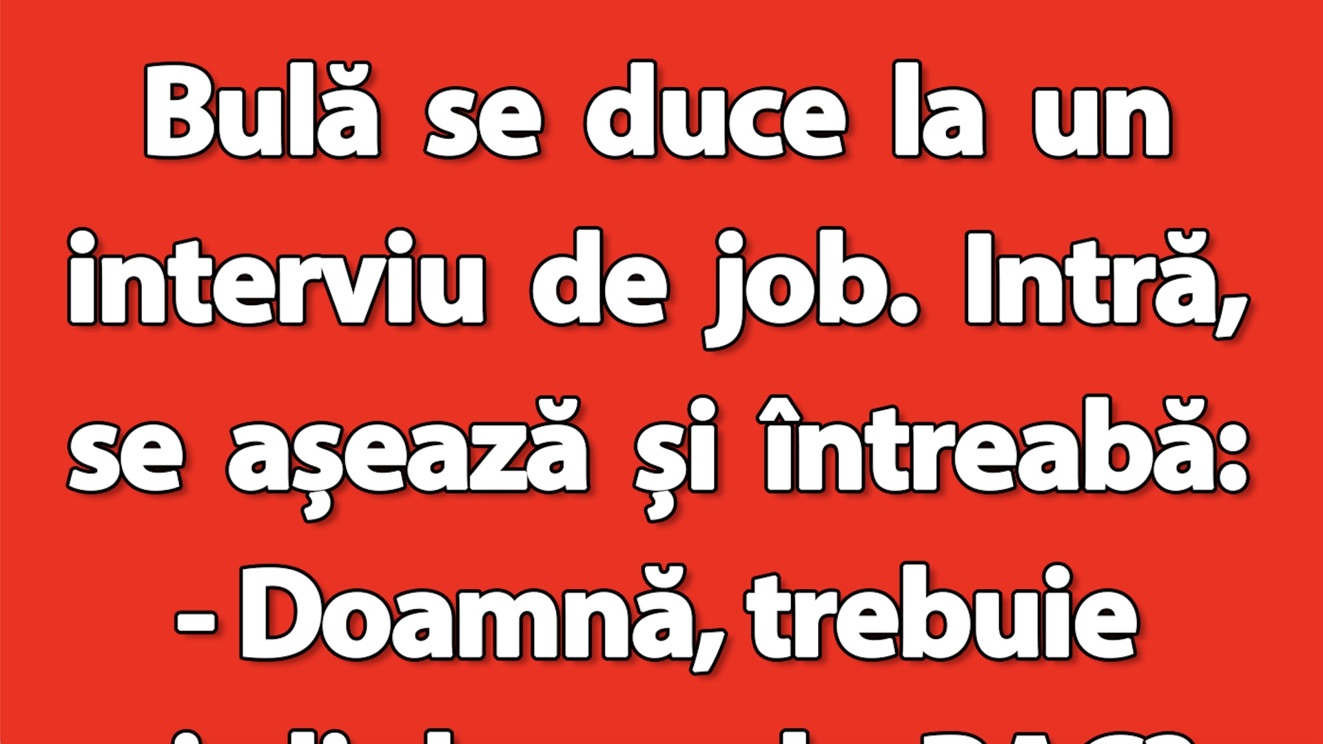 BANC | Bulă, interviul de job și diploma de BAC