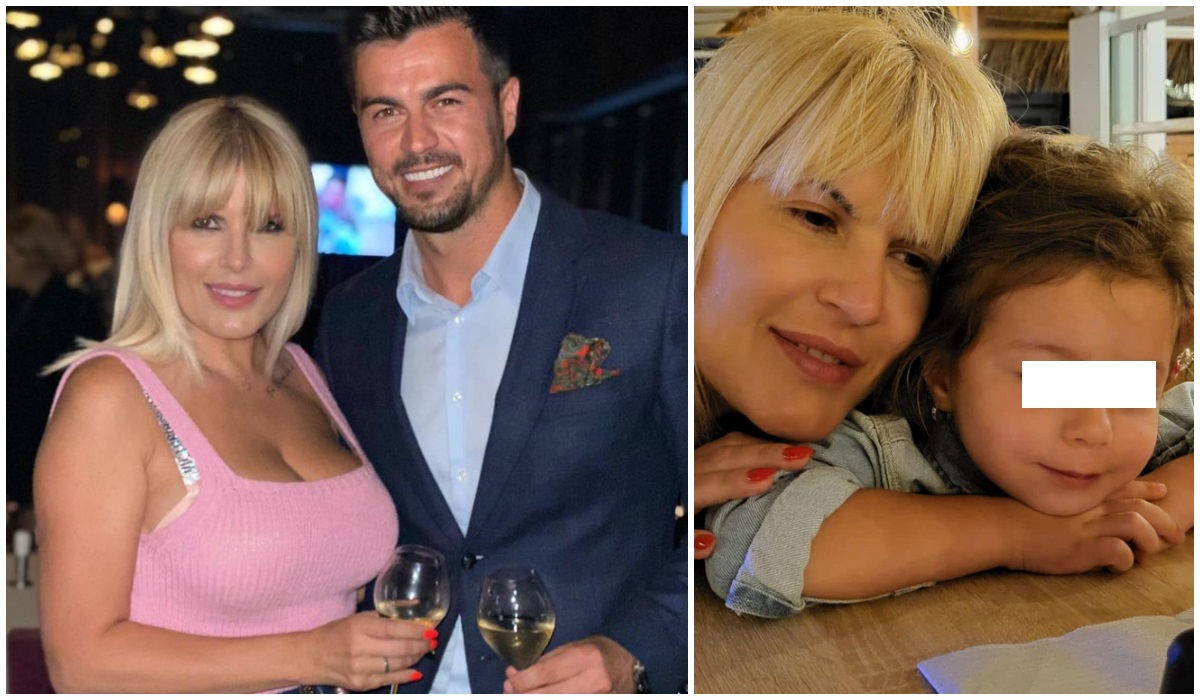 Elena Udrea, Adrian Alexandrov și fetița lor, Eva / Foto: Facebook