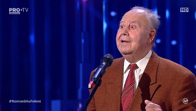 Cine este Dumitru Hermeneanu, concurentul de 85 de ani care a impresionat juriul de la Românii au talent: „Beam cu Stela Popescu”