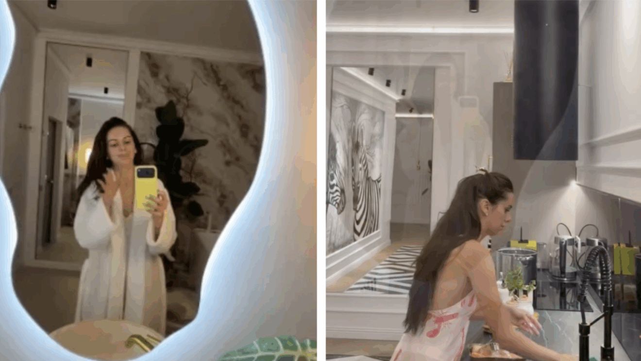 Cum arată locuința de lux a Georgianei Lobonț. Penthouse-ul din Cluj a fost amenajat cu ajutorul unui designer