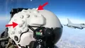 Ce sunt „bubele” ciudate de pe casca piloților de avioane Eurofighter?