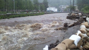 Cod portocaliu de inundaţii și în Bistrița-Năsăud