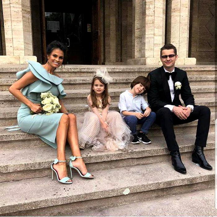 Anca Serea și familia sa