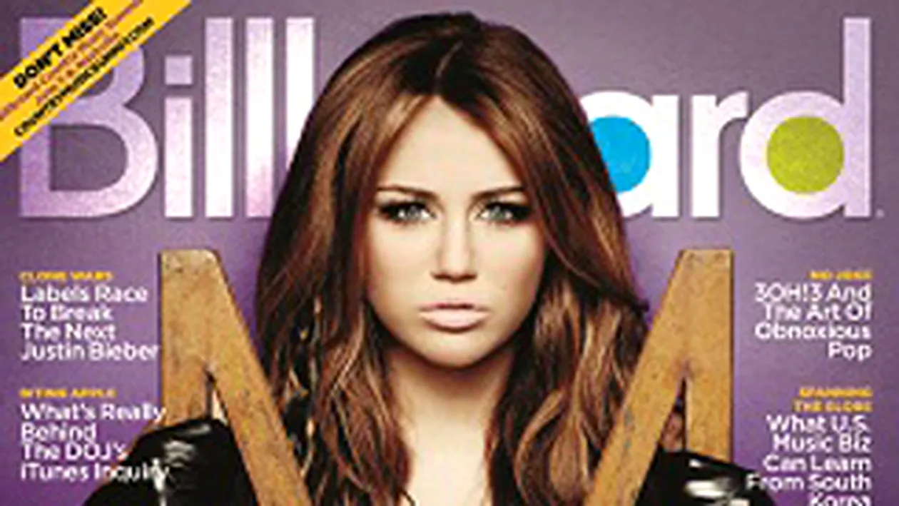 Miley Cyrus pe coperta revistei Billboard: N-as juca niciodata intr-un musical!