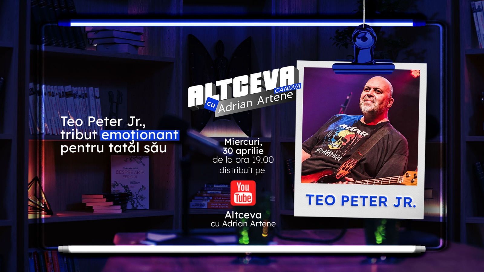 Teo Peter Jr., tribut emoționant pentru tatăl său:  „M-am dus la IML și din păcate...” | ALTCEVA CÂNDVA