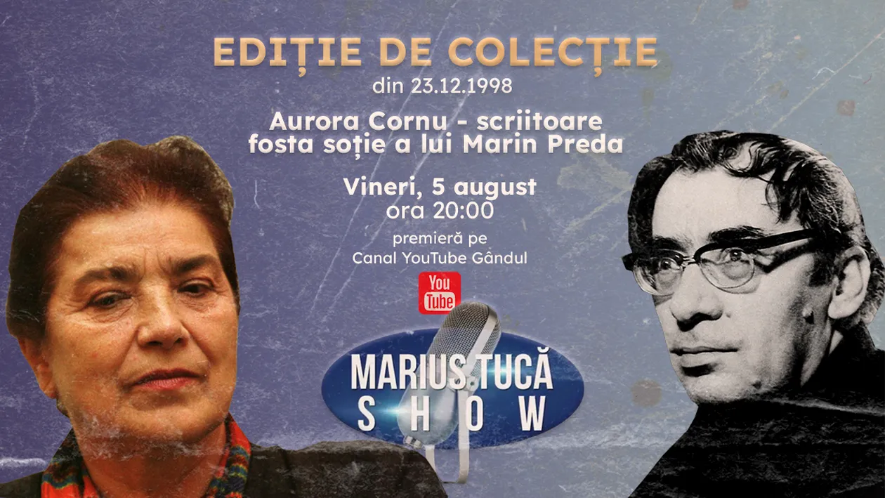 Marius Tucă Show începe vineri 5 august, de la ora 20.00, pe gandul.ro, cu o nouă ediție de colecție