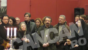Magda Catone si amanta lui Serban Ionescu, fata in fata pentru prima data la inmormantarea actorului