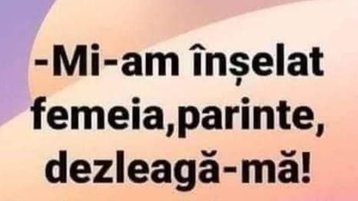 BANC | “Mi-am înșelat femeia, părinte. Dezleagă-mă”