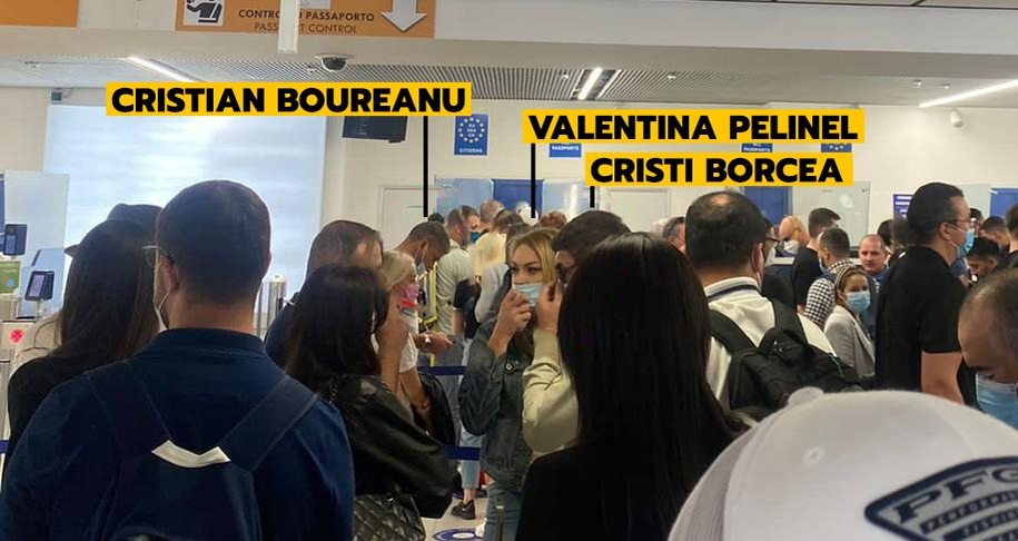 Întâlnire de gradul zero în Italia între Cristian Borcea. Valentina Pelinel și Cristian Boureanu