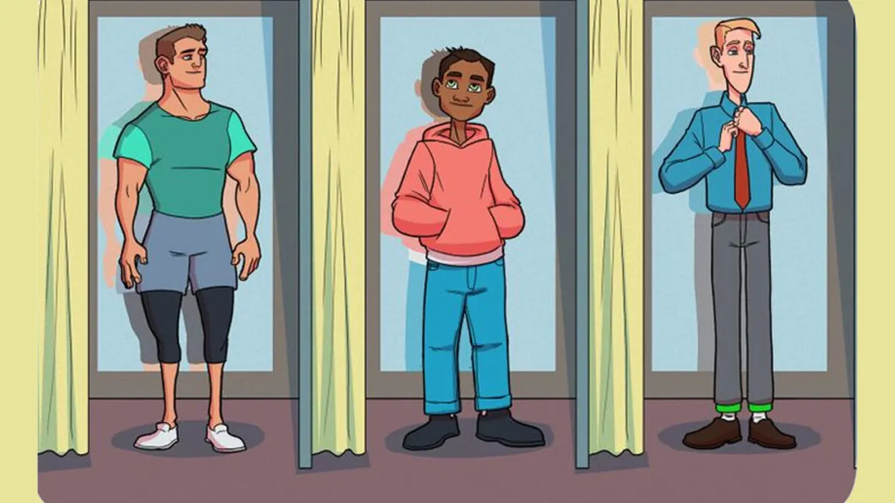 Test de inteligență | Unul dintre acești 3 bărbați tocmai a furat din magazin. Care?