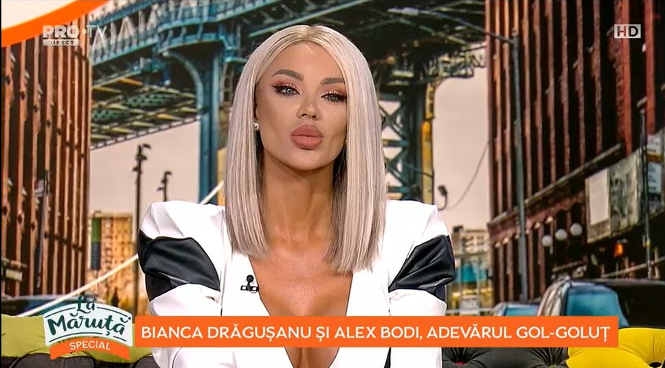 Bianca Drăgușanu a răbufnit la adresa lui Cătălin Măruță când a întrebat-o despre bătaia primită de la Alex Bodi: “Mă superi foarte mult”