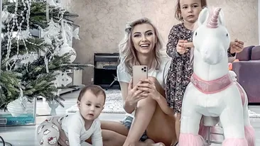 Cum arată bradul de Crăciun al Andreei Bălan. Detaliul bulversant din această fotografie