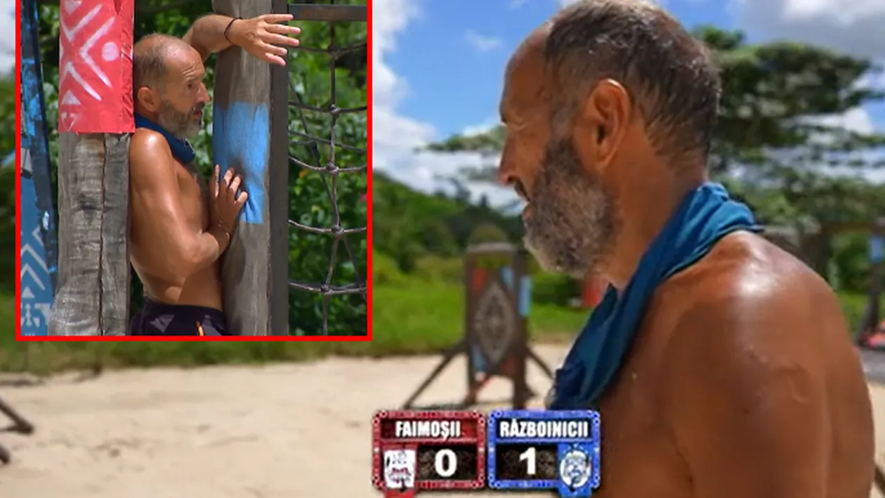 Panică la Survivor România. Ce i s-a întâmplat lui Relu Pănescu pe traseu