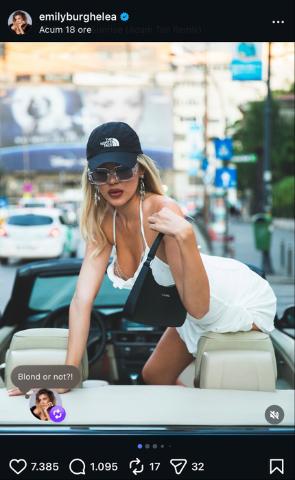 Postarea prin care Emily și-a provocat fanii să decidă