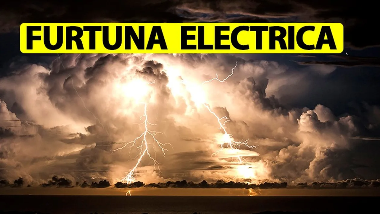Vine furtuna electrică în România! ANM anunță 11 ore de furie atmosferică