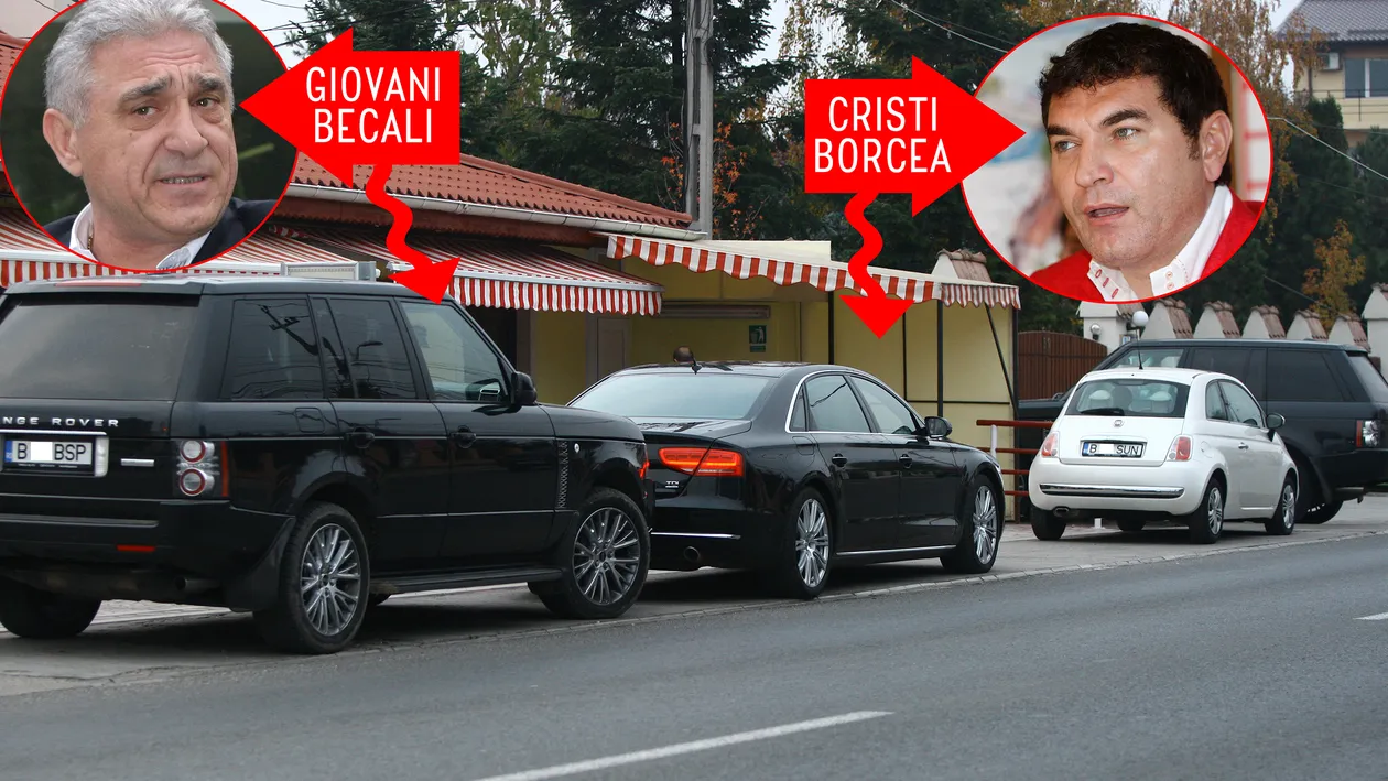 Pranzul cel de taina! Victor si Giovani Becali, la sfat cu Borcea intr-o carciuma din Pipera! Isi regandesc strategia!