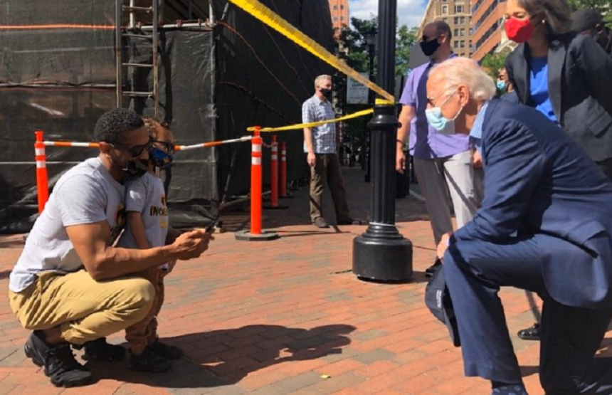 Joe Biden a ajuns și el la locul tragediei