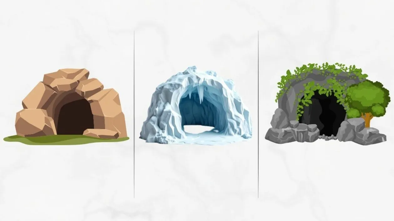 Test de personalitate | Alege una dintre cele 3 peșteri din imagine și vei afla care e cea mai ascunsă frică a ta