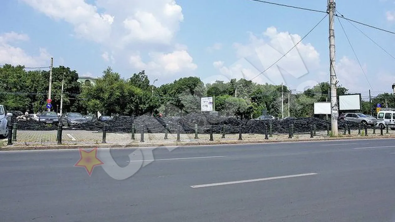 Munte de cabluri in Piata Operei