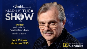 Marius Tucă Show începe luni, 15 iunie, de la ora 19.30, pe Gândul. Invitat: prof. univ. dr. Valentin Stan