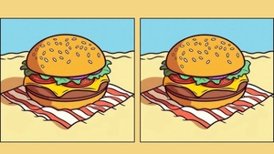 TEST IQ | Ești mai inteligent decât un computer? Găsește cele 3 greșeli dintre burger-ul din stânga și cel din dreapta, în maximum 45 de secunde