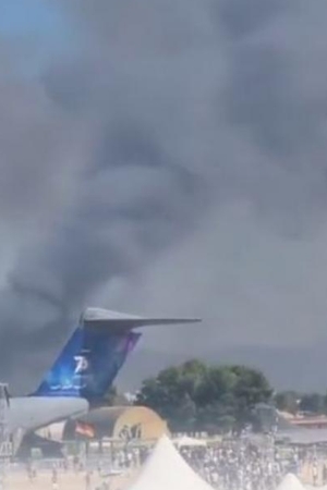 Avion militar, prăbușit în Grecia. Tragedia a avut loc în timpul unui show aerian