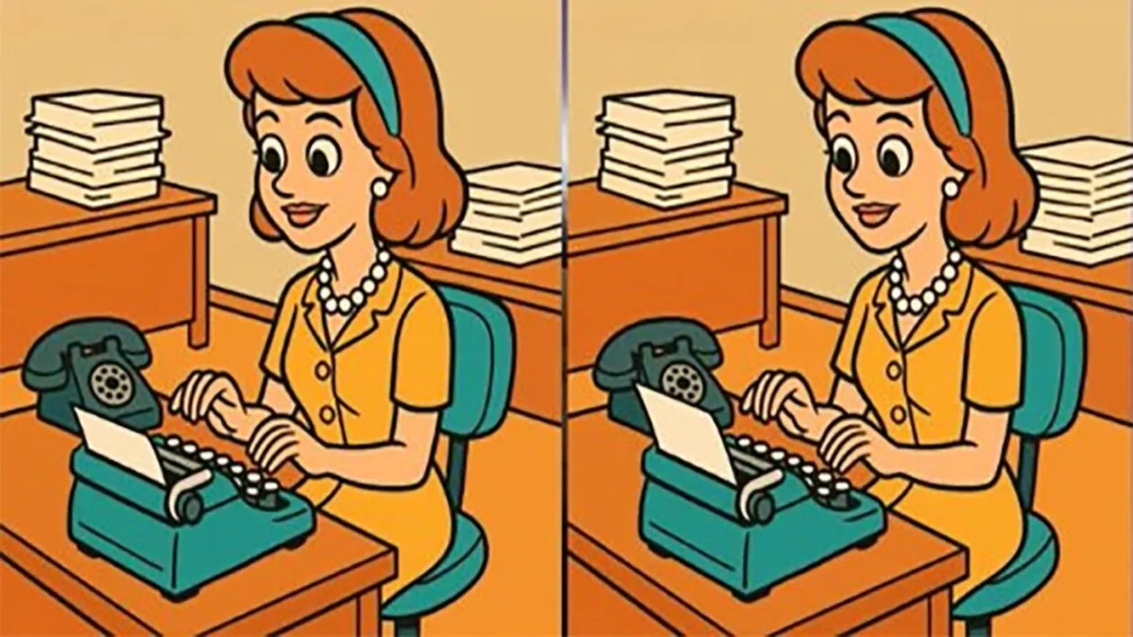 TEST IQ | Găsiți 3 diferențe între cele două femei din imagine! Geniile le identifică în 31 de secunde