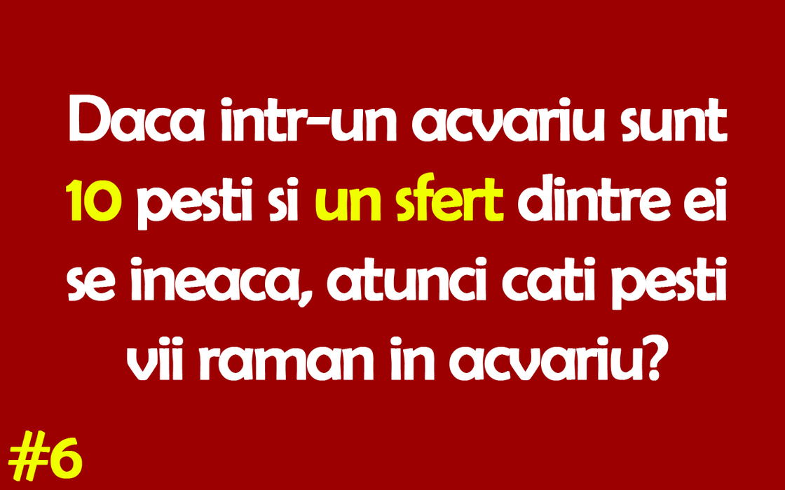 Test IQ cu 10 întrebări | Prima: Completați seria 1, 2, 3, 4, 5? Nu este 6!