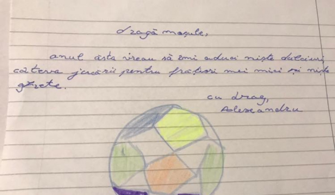 Emoționant! Ce își doresc copiii din satele sărace de la Moș Crăciun: „Niște dulciuri și ceva de mâncare”. FOTO