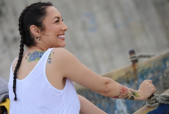 Andra si-a făcut tatuaje pe braţ şi pe spate. Cum arată acum soţia lui Cătălin Măruţă. „Avem voie să ne pierdem minţile!”