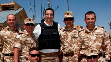 Ponta i-a vizitat pe militarii romani aflati in Zabul, apoi a mers la Kandahar
