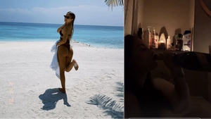 Jasmine Ianțu, complet goală în cadă împreună cu o brunetă sexy? Cum a filmat-o fiica lui Virgil Ianțu pe prietena “misterioasă” | VIDEO