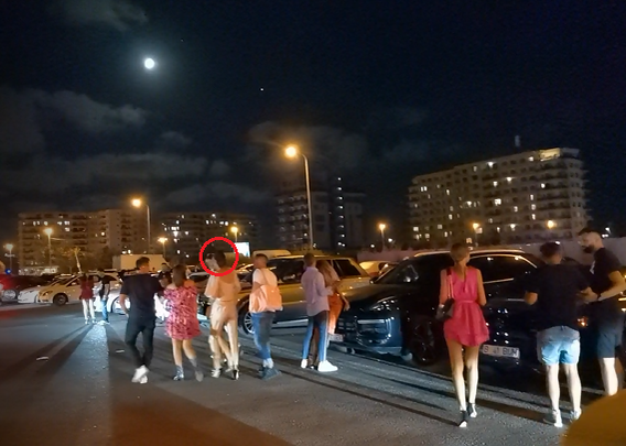 Mădălina Pamfile a plecat cu prietenii către altă petrecere