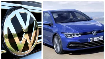 Volkswagen își va schimba logo-ul. Primul model cu noua emblemă este Golf 8