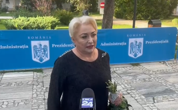Cum a apărut Viorica Dăncilă la priveghiul lui Ion Iliescu? Toate privirile s-au întors către ea