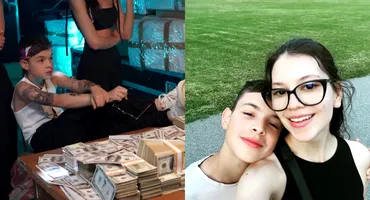 Cum arată acum Cezar, fratele Cleopatrei Stratan. Este un adolescent în toată firea