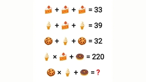Test IQ exclusiv pentru genii | Cea mai dulce ecuație matematică: Care este rezultatul corect?