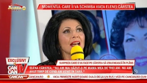Elena Carstea a izbucnit in lacrimi la TV! Cantareata si-a revazut mama dupa trei ani de zile