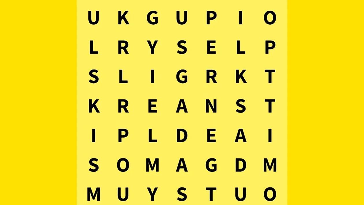 Test de inteligență | Identificați cuvântul IRIS în maximum 10 secunde!