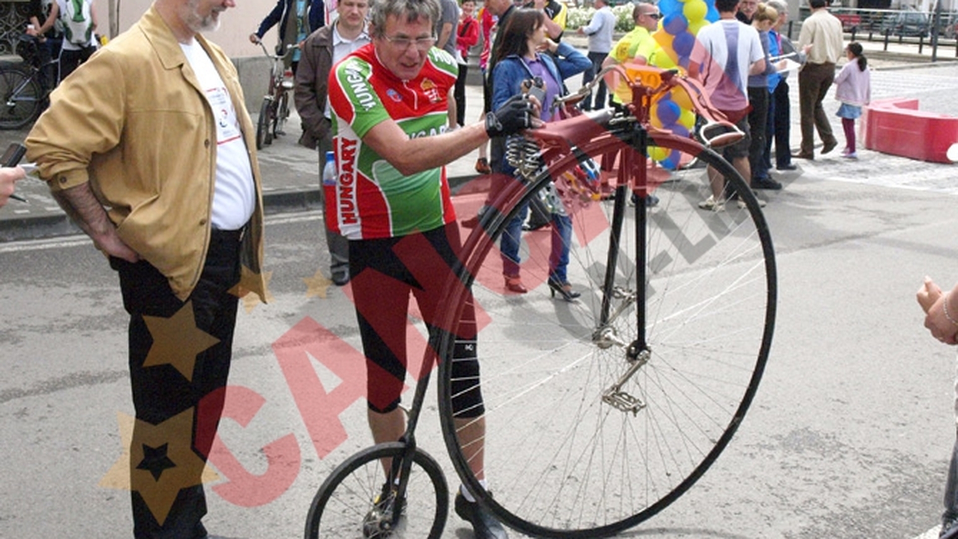 A venit din Ungaria pana la Arad cu velocipedul