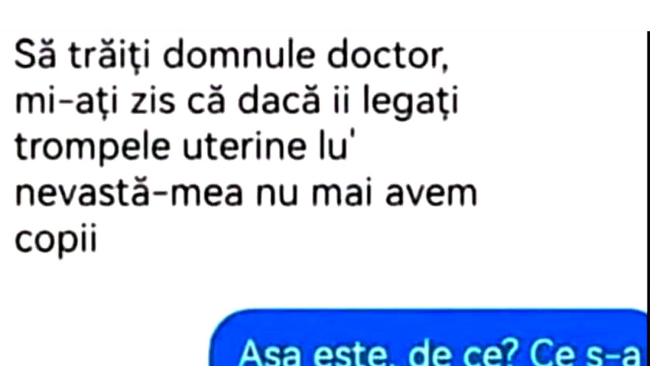 Bancul începutului de săptămână | Un caz de "malpraxis"