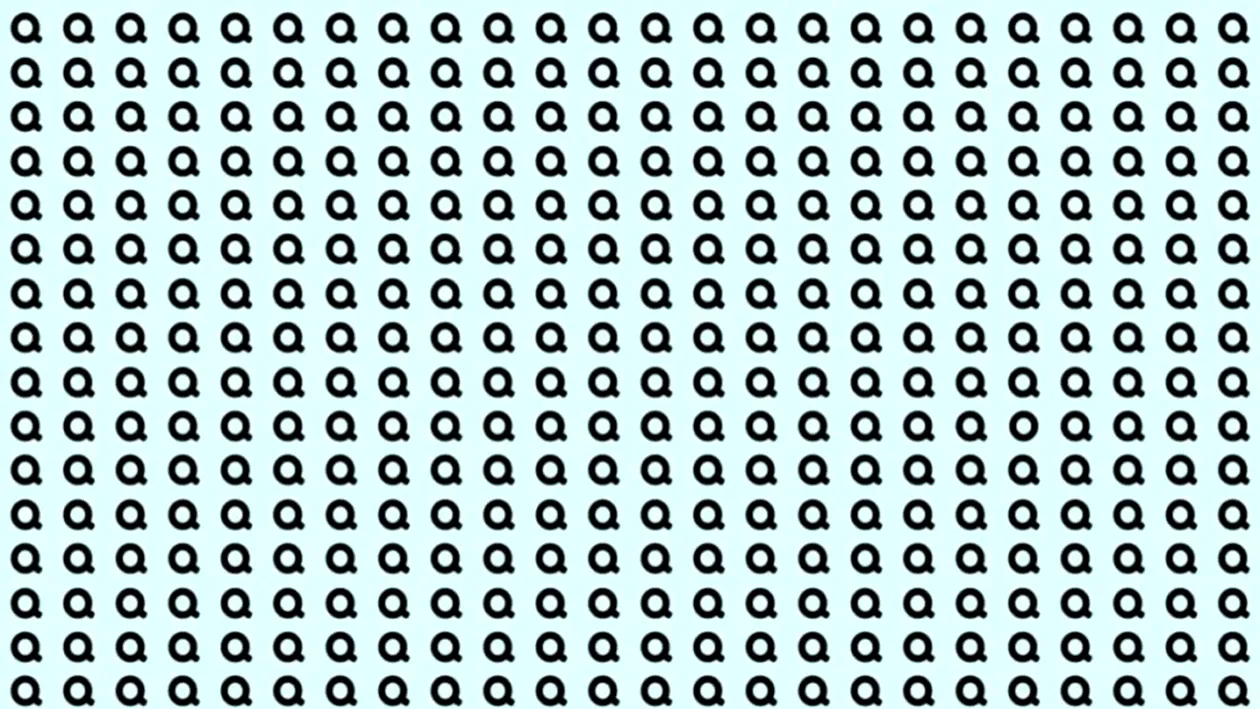 Test de inteligență | Identificați singura literă O ascunsă printre Q-uri, în cel mult 15 secunde