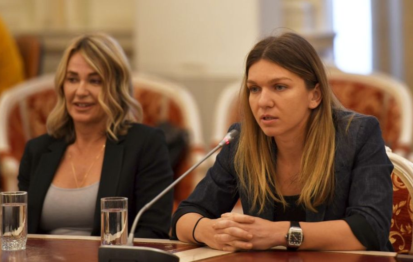Nadia Comăneci, alături de Simona Halep