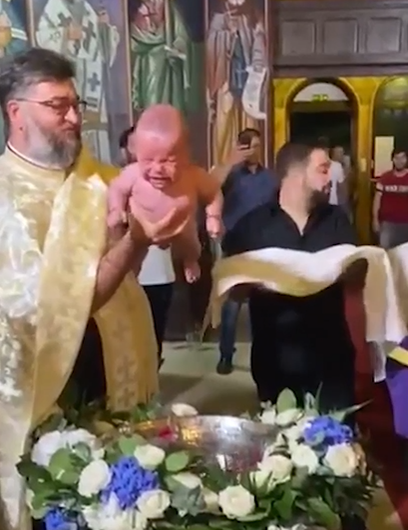 Florin Salam și Roxana Dobre au botezat un băiețel în acest weekend