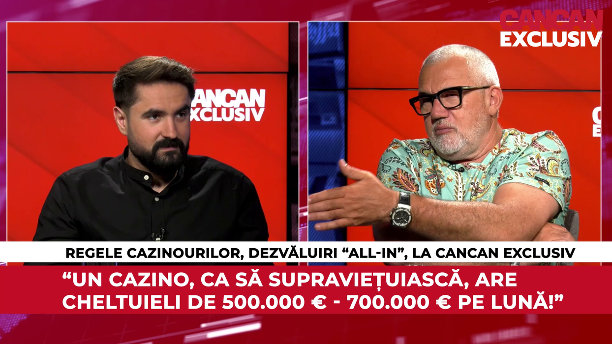 Sorin Constantinescu a făcut dezvăluiri “all-in", în cadrul emisiunii CANCAN EXCLUSIV (Foto: captură video)