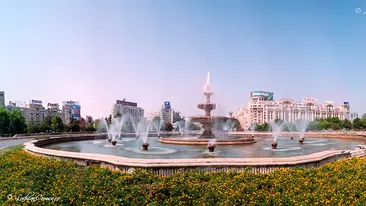 FOTO! Fantanile lui Ceusescu din Piata Unirii, mandria socialismului, au devenit groapa de gunoi!